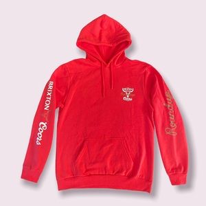 Brixton Coors Roundup Hoodie - Banquet Red       Size - Large